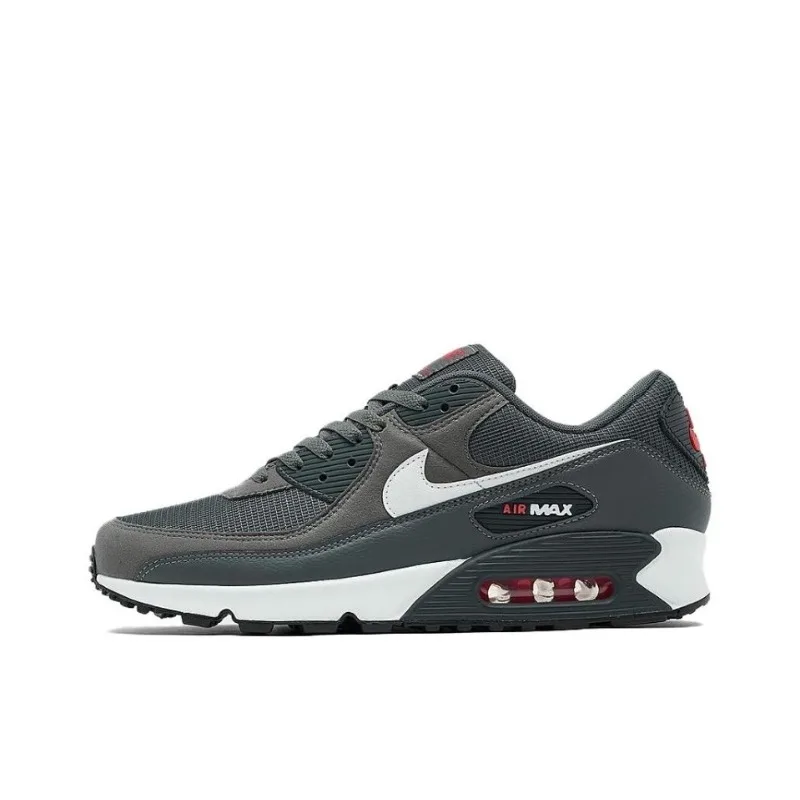 

Nike Air Max 90 Men's and Women's Running Shoes, Encapsulated, Impact Resistance, Anti-slip, Minimalis, Training Sneakers, Grey