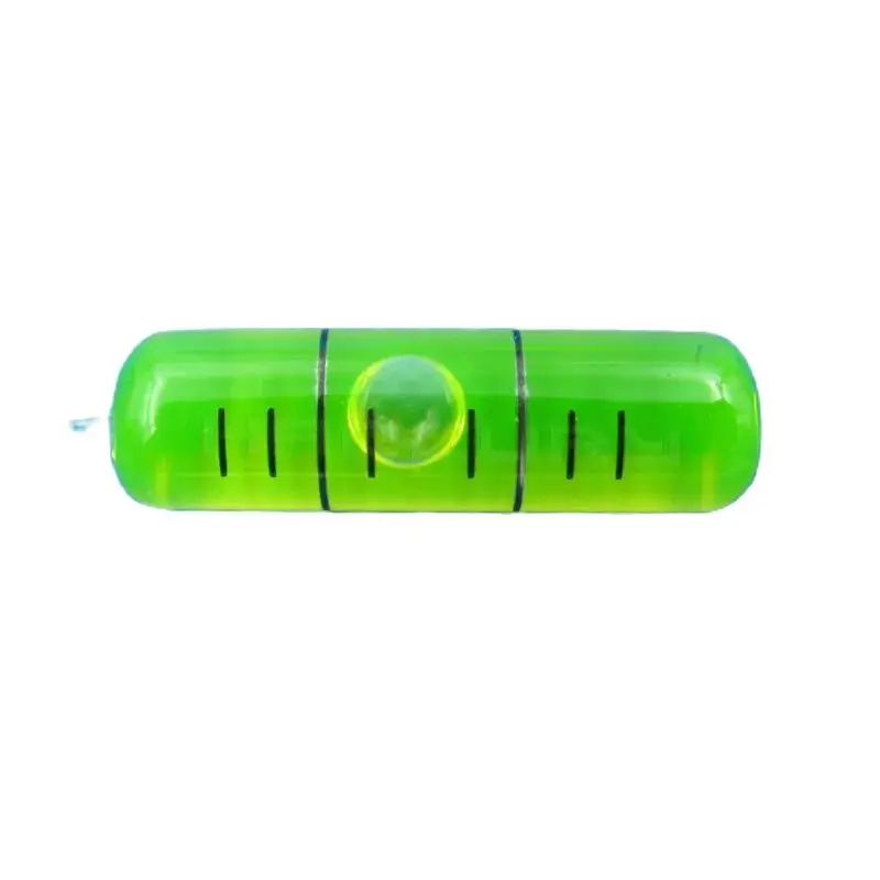 8*30mm Glass Tubular Bubble Level Glass Spirit Level Vial Green Color Accuracy 5'/2mm 1pcs