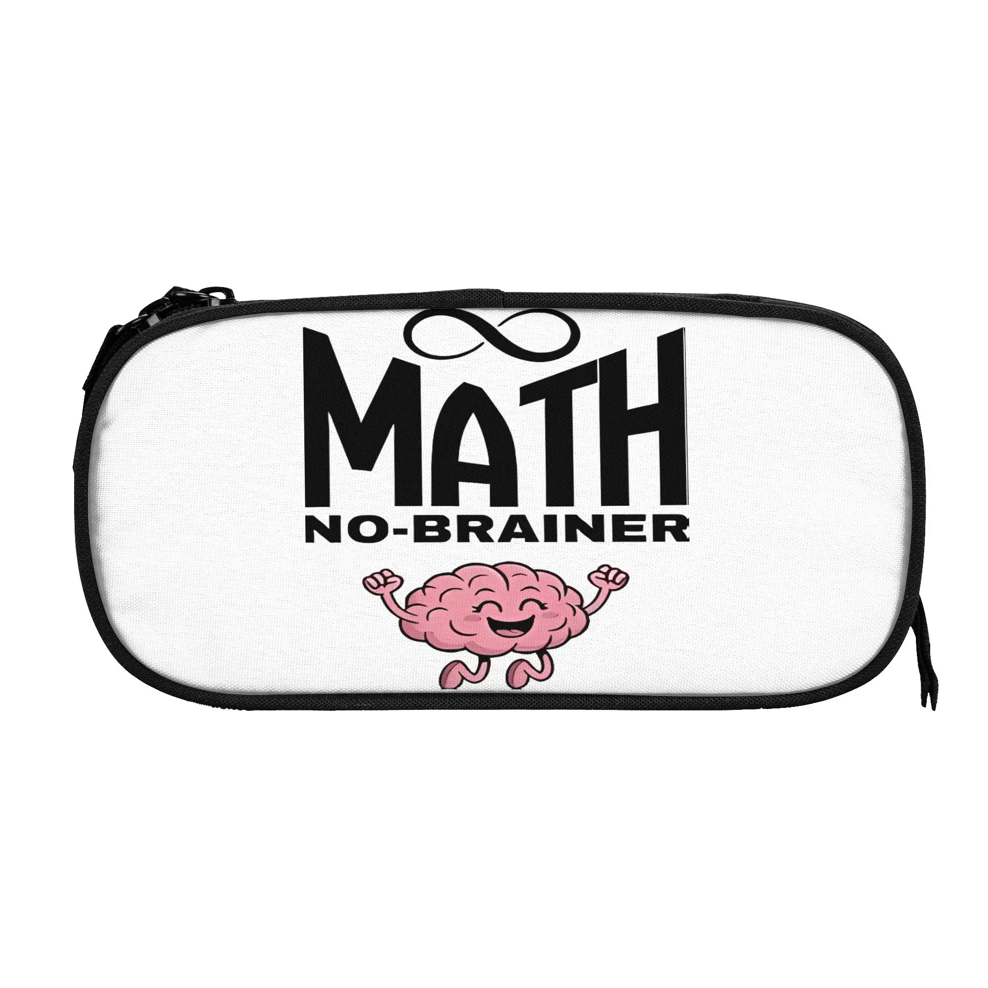 1 piece Lightweight No Brainer Pencil Case Teen Pen Bag Mathematics Office Stationery Bag