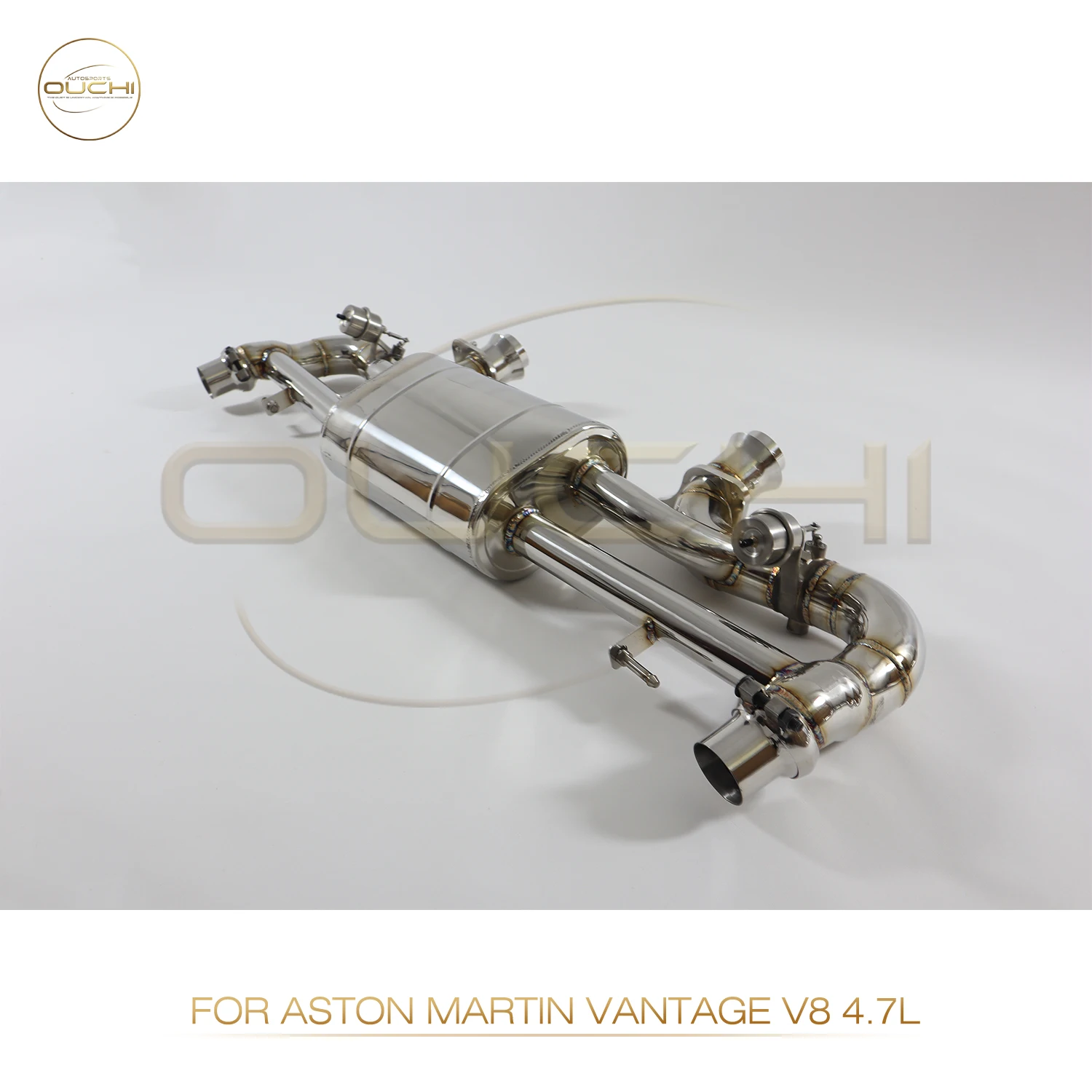 

Stainless Steel Catback Exhaust For Aston Martin Vantage 4.7L V8 2012-2017 Valved Performance System Aggressive Sound