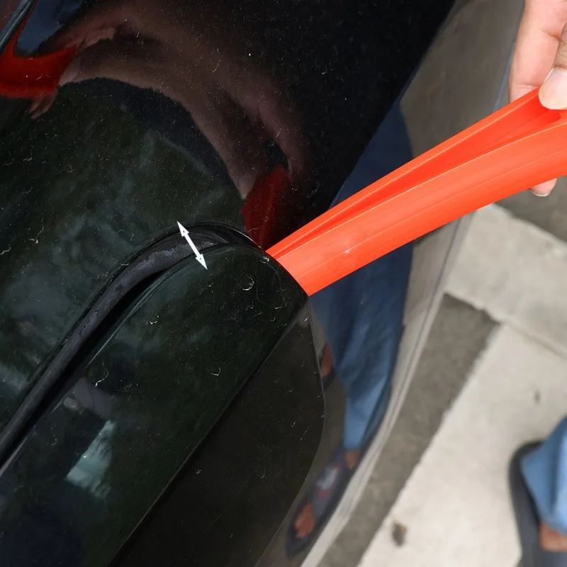 Red Car Door Wedge Panel Paintless Dent Removal Repair Hand Tool for Window Auto Wedge Pump Locksmith Thickened Door Repair