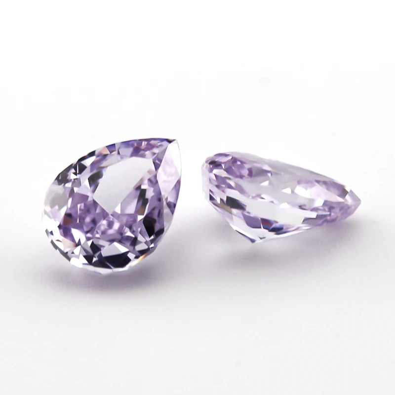 6x8mm Birnenförmige Crushed-Ice-Schliffe Lose CZ-Steine 5A Sortierte Farben Kubische Zirkonia Synthetische Edelsteine für Schmuckherstellung – Detail 25