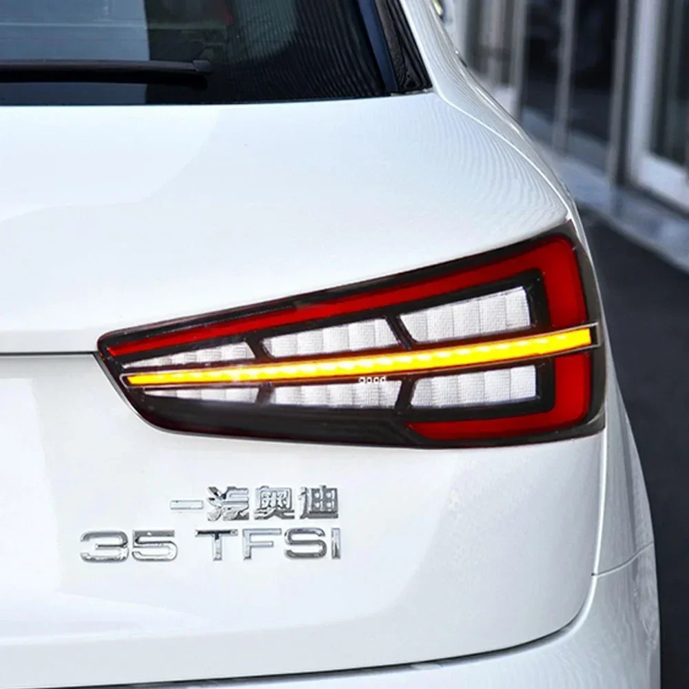 

For Audi Q3 SQ3 2013-2018 Auto Rear Back Lamps Assembly Upgrade LED Dynamic Turn Car Tail lights Plug and Play Accessories