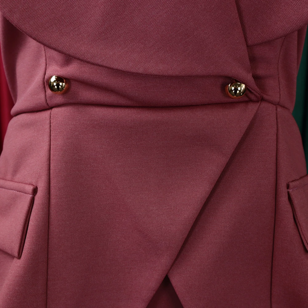 Großer Kragen 3/4 Ärmel Tailliertes Büro-Damenkleid Schönes Modisches Elegantes Afrikanisches Midi-Karrierekleid für Damenmode – Detail 10