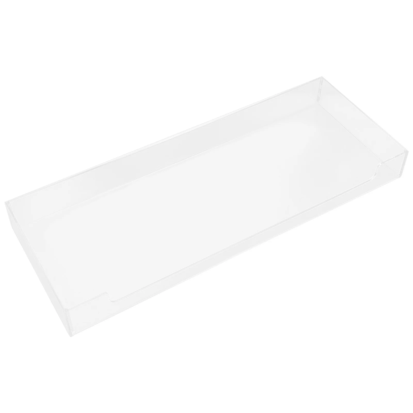 

Keyboard Protector For Desktop Clear Acrylic Anti-Dust Waterproof Cover Household Use Transparent Keyboard Accessory
