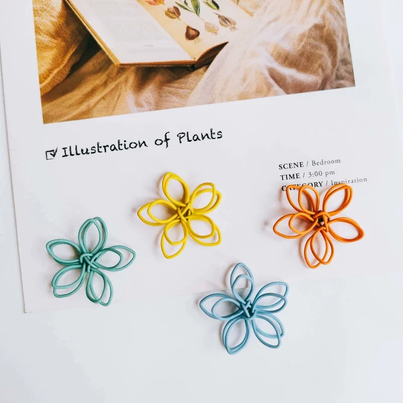 Wire Earring Accessories Color Metal Pendant Eardrop Components Necklace Charms Diy Making Material Jewelry Finding 8pcs