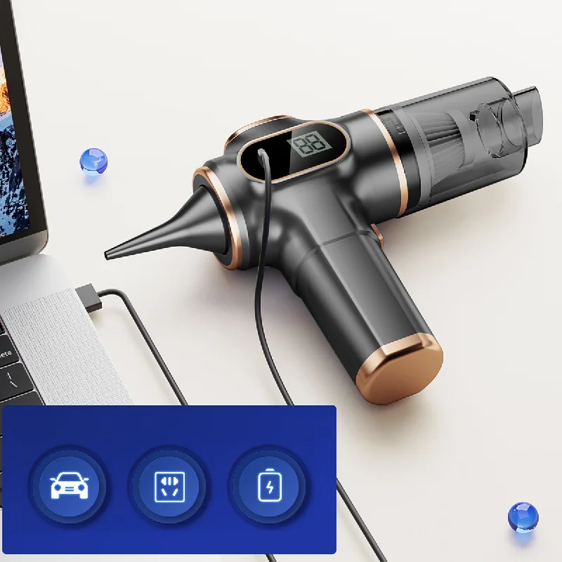16000Pa 車の掃除機ワイヤレスミニハンドヘルド強力な吸引洗浄機ポータブル掃除機車用ホーム