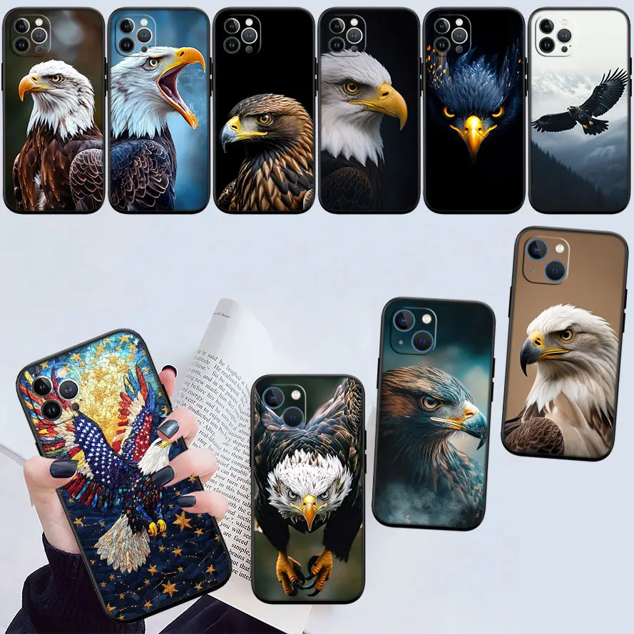 UT18 Hawk Eagle Shell Phone Case for Samsung Galaxy S20 S21 S22 Ultra FE Plus A21S A22 A24 A25 A26 A30 A30S A31
