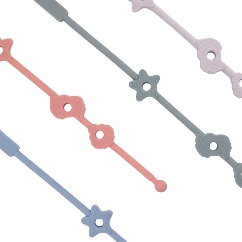 M76C لعبة أحزمة الأمان لكرسي مرتفع أسرة طفل لعبة زجاجة تسخير الأشرطة كأس الأشرطة الطفل هوة عضاضة الأشرطة #4