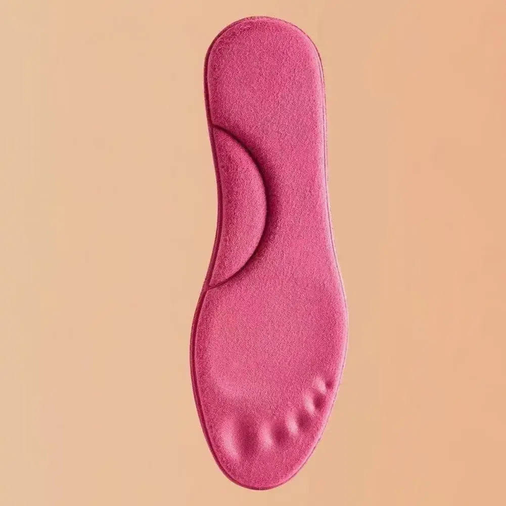 Self-heating Shoe Pads 2 Colors Reusable Cotton Shock-absorbing Winter Warm Self-Heated Insoles Winter Insoles Deodorized