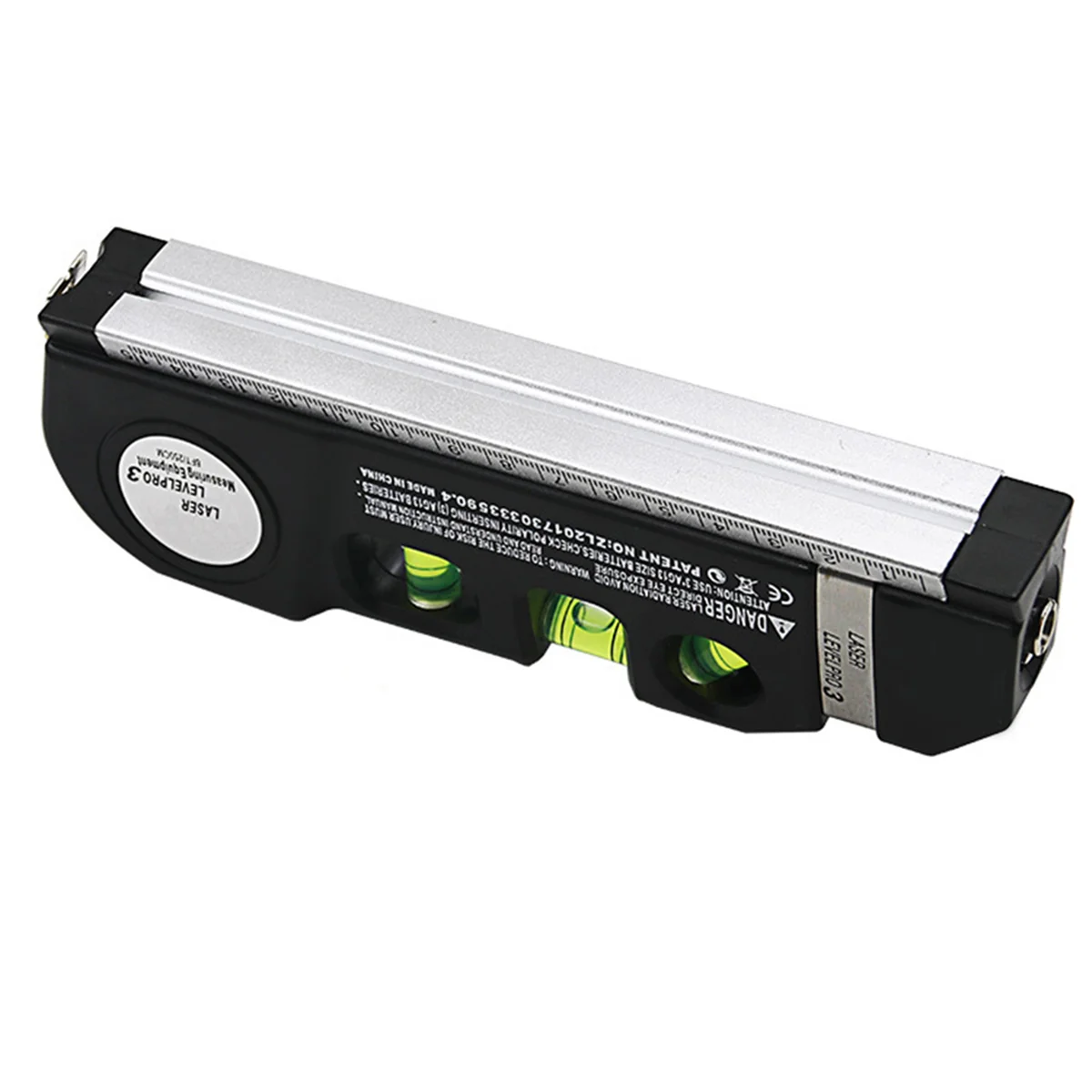Penggaris Laser serbaguna, penggaris Laser multifungsi Level Laser dan Spirit Level metrik garis lurus Horizon