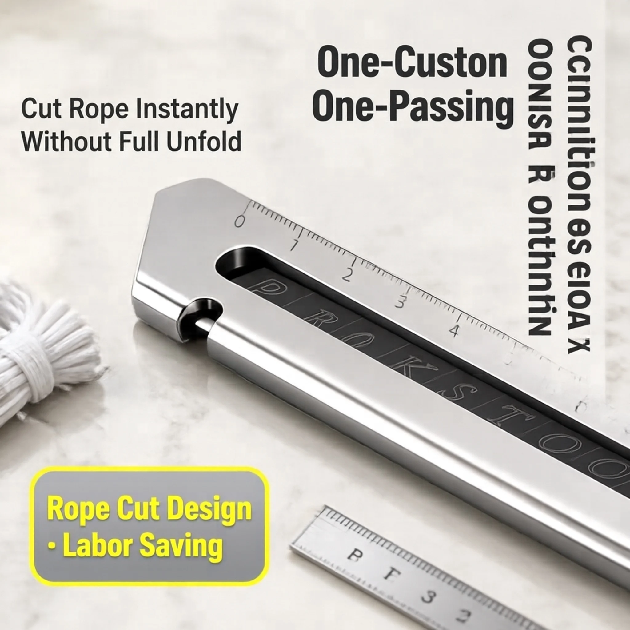 6 in 1 Stainless Steel Utility Knife Thickened Metal Holder Wallpaper Cutter Floor Mat Rubber Pad Cutting Heavy Duty