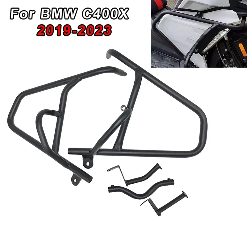 For BMW C400X C 400X C400 X 2019-2023 New Motorcycle Crash Bar Hignway Engine Guard Stunt Cage Bumper Front Side Frame Protector