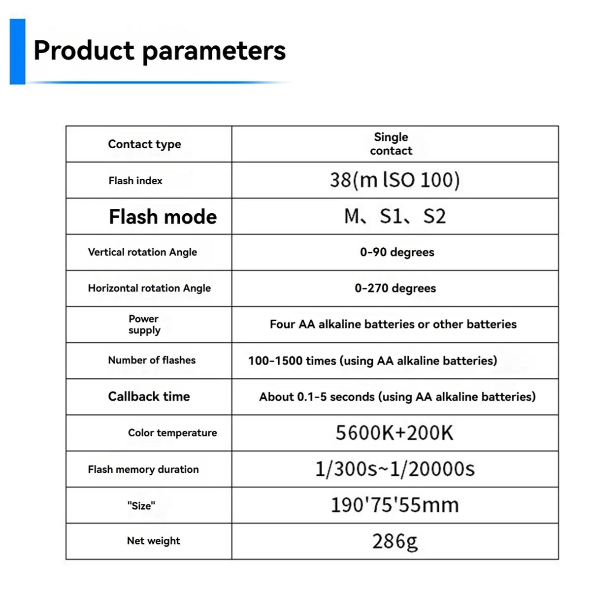 Punctual- TT560 Flash Speedlite Digital Camera Speedlight for Sony Nikon Canon Panasonic Olympus Pentax DSLR Cameras Speedlight