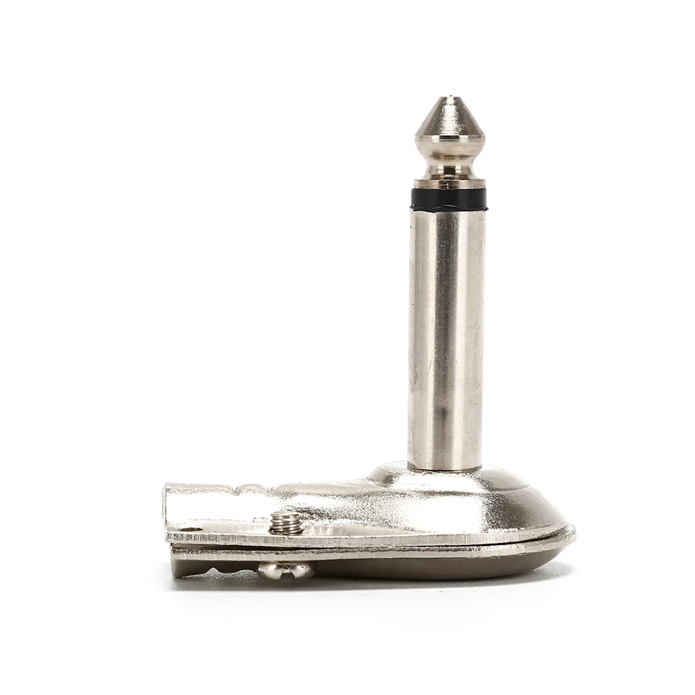 Microphone Amplifier Connector 6.35mm Mono Jack Right Angle Guitar Plug 90-degree Elbow Two-core Audio Effect Pedal