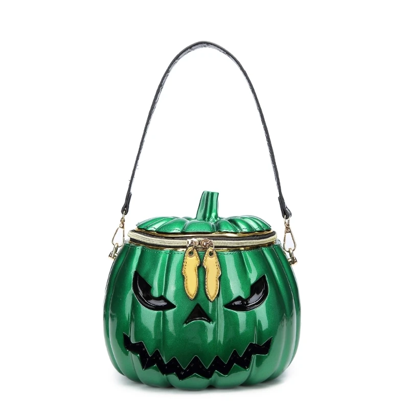 Bolsa feminina formato abóbora crossbody Bolsa ombro atraente Bolsa Halloween