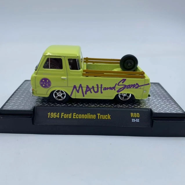 M2 machines 1/64 1964 Ford Econoline Truck Die-cast alloy car model collection display child gift