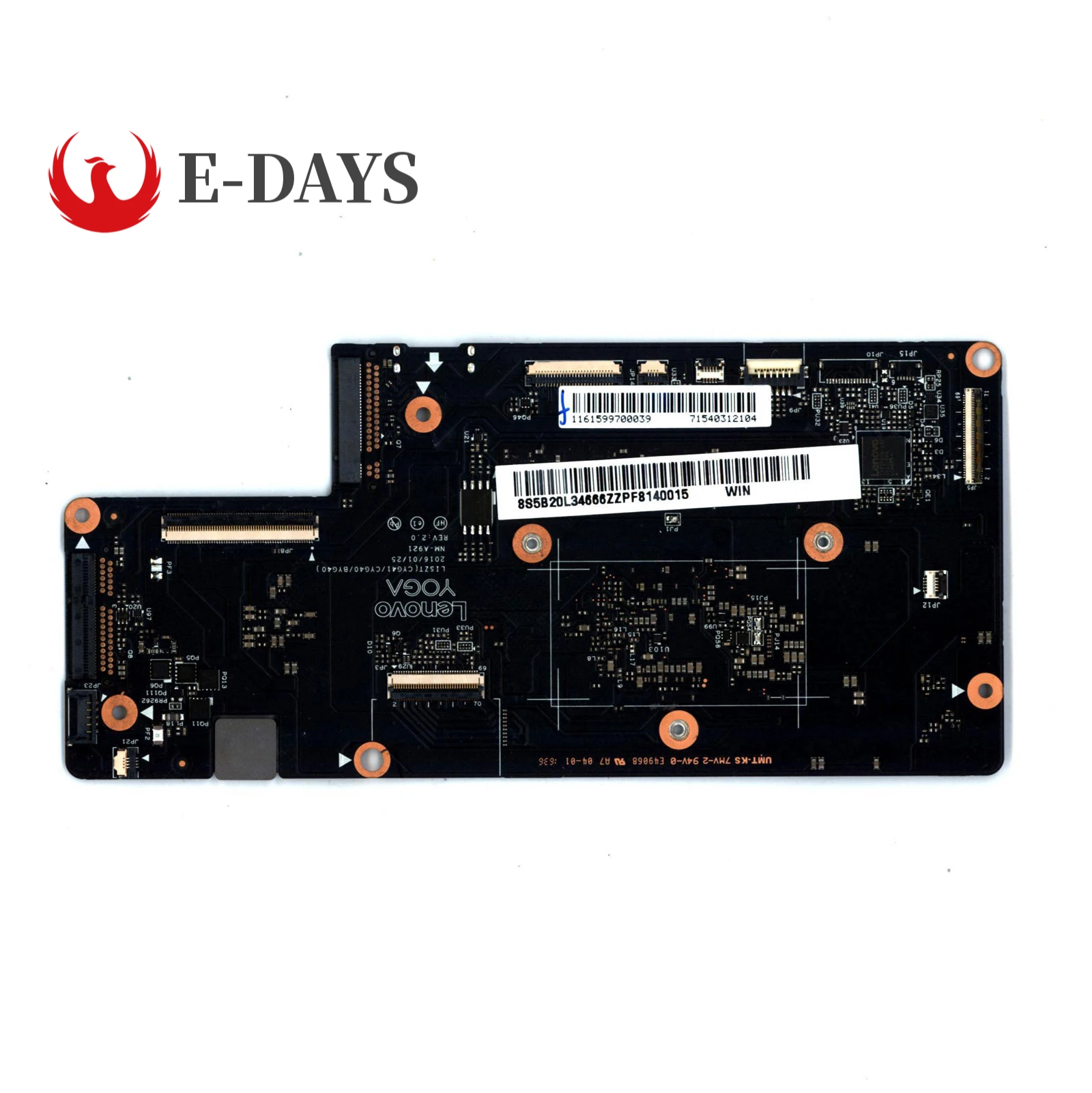 

I5-6260 8G RAM Main Board For Lenovo Yoga 900-13ISK2 Lenovo Laptop Motherboard NM-A921 Tested Good