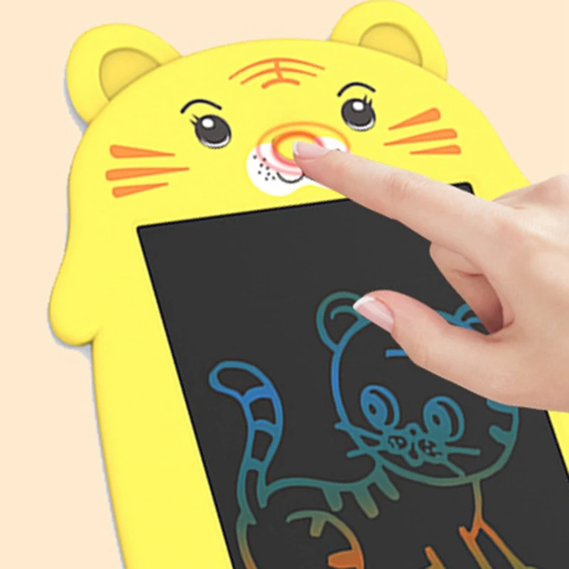 Cartoon LCD Handwriting Board Cartoon Tiger Hand-Painted Board Children's Drawing Board Drawing Board