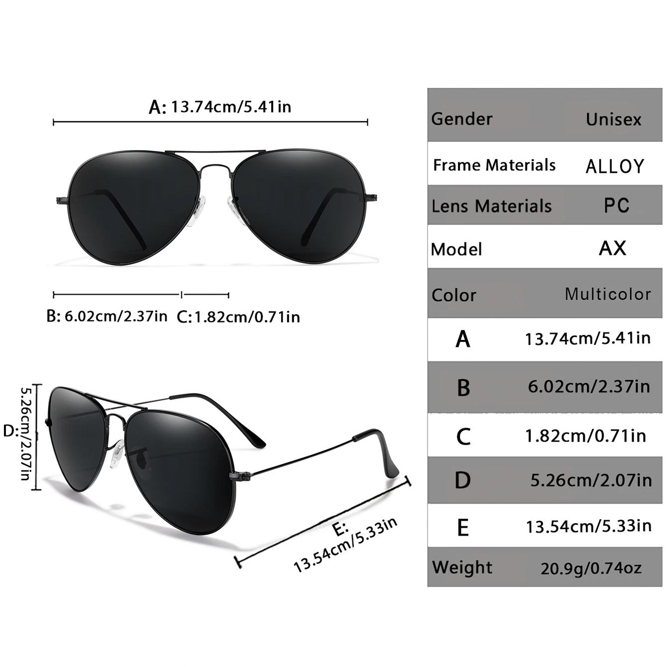 Classic Cycling Sunglasses Luxury Pilot Sun Glasses for Men Women Outdoor Sports Hiking Designer Vintage Black Eyeglasses UV400