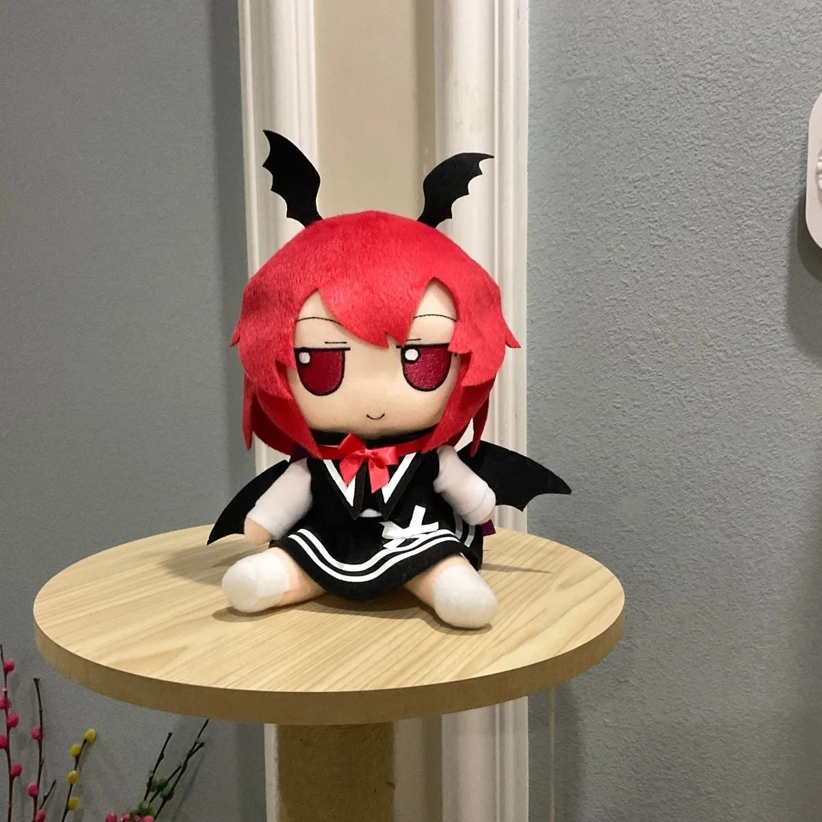 

Новые плюшевые игрушки TouHou Project Koakuma, 20 см, милые мягкие игрушки-фигурки, куклы для косплея, подарок на день рождения или Рождество для детей