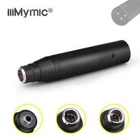 IiiMymic-Adaptador de micrófono para instrumento Musical, dispositivo de audio macho XLR de 48V para Shure, 4 pines AKG, 3 pines, 3,5mm, Lavalier