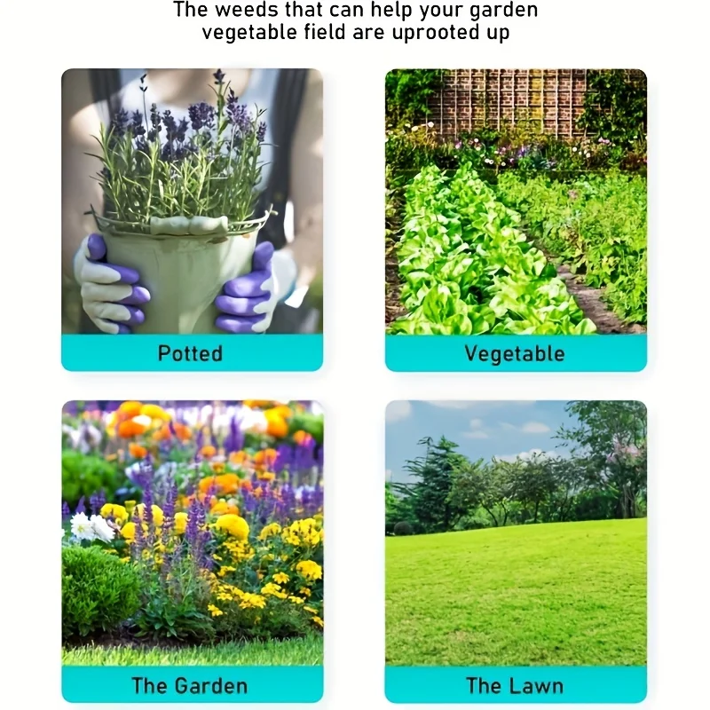 استبدال رأس إزالة الأعشاب الضارة دواسة قدم المخلب ، أداة سحب الأعشاب الضارة للحديقة ، مخالب أمامية معدنية مانعة للإنزلاق ، توريد ملحقات العشب ، 1 روض #6