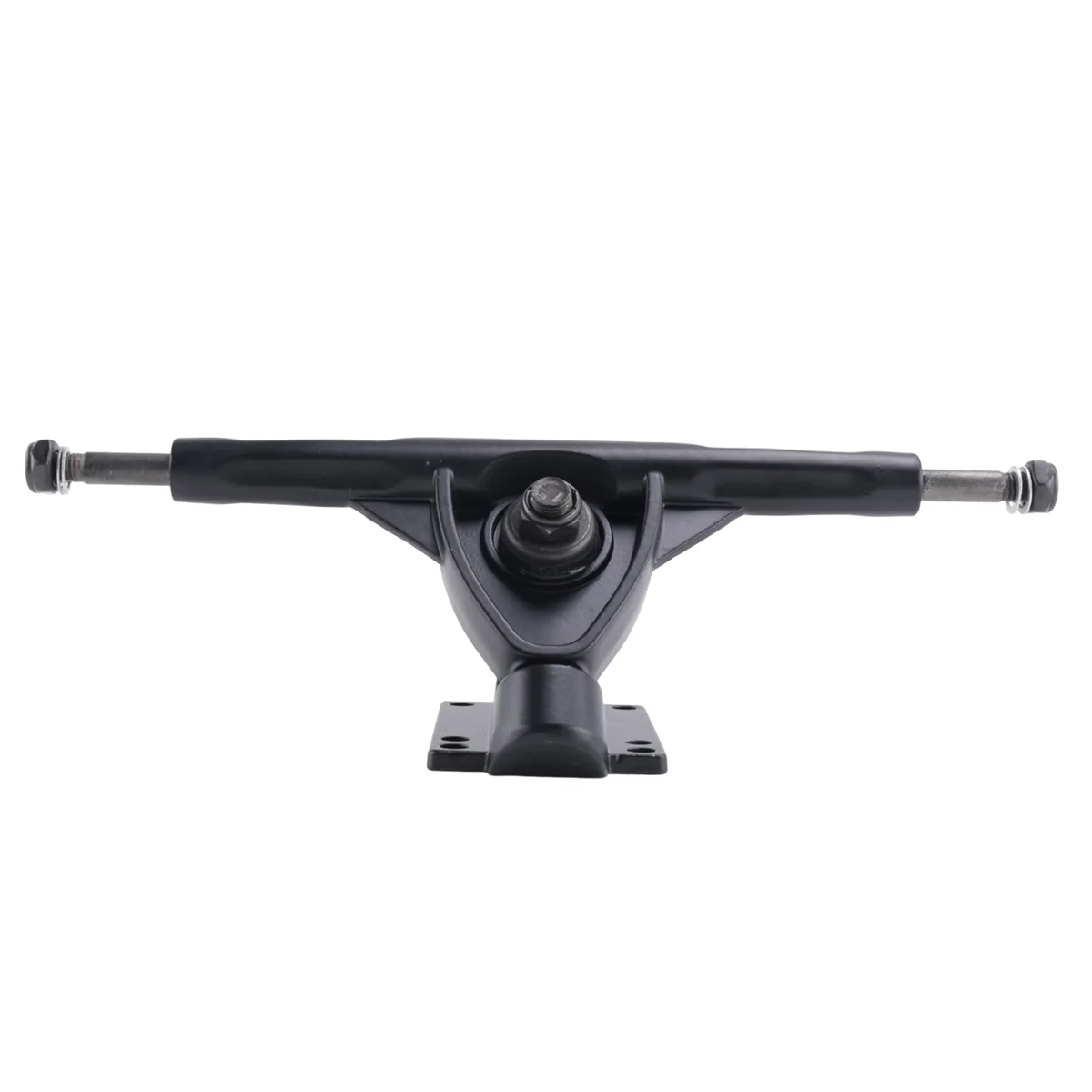 FLLF Truk Skateboard Truk Longboard 7 Inci untuk Braket Papan Skate Longboard Universal Aluminium Jembatan Pelat Datar, HITAM