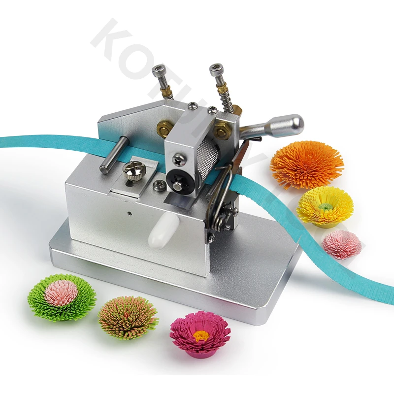 DIY Manual Paper Quilling Machine Paper Art Tassel Cutter Machine 3D Color Paper Cutting Roll Machine Paper Flower Making Tool