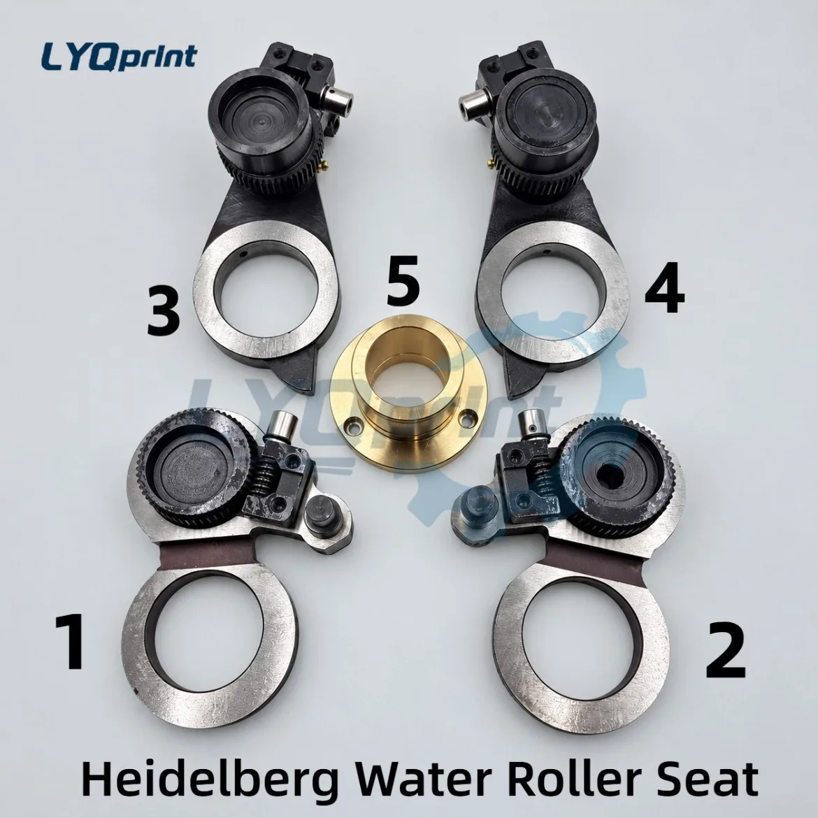 Heidelberg 102 915 Water Roller Seat Dampening Roller Swing Bracket Water Roller Holder Printing Machine Parts