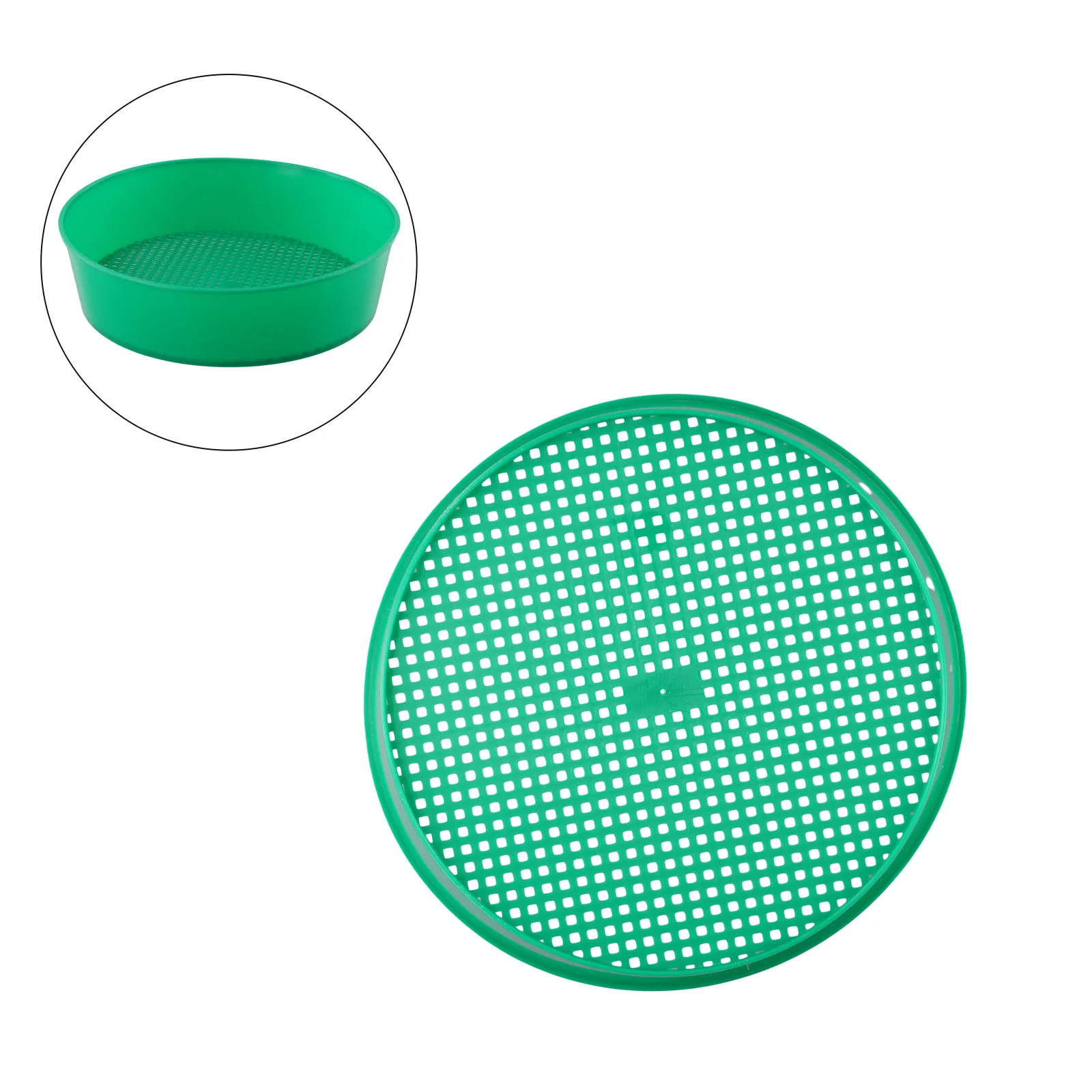 1 Piece Gardening Tool Perfect for Balcony Planting Light Soil Stone Fine Mesh Sieve Plastic for mini Garden Mesh Garden