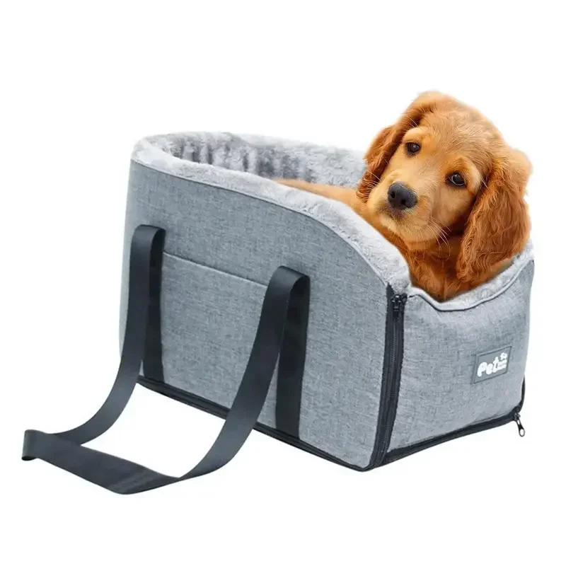 

Center Console Dog Seat Interactive Dog Console Car Seat Fully Detachable And Washable Center Console Dogs And Cats Car Seat