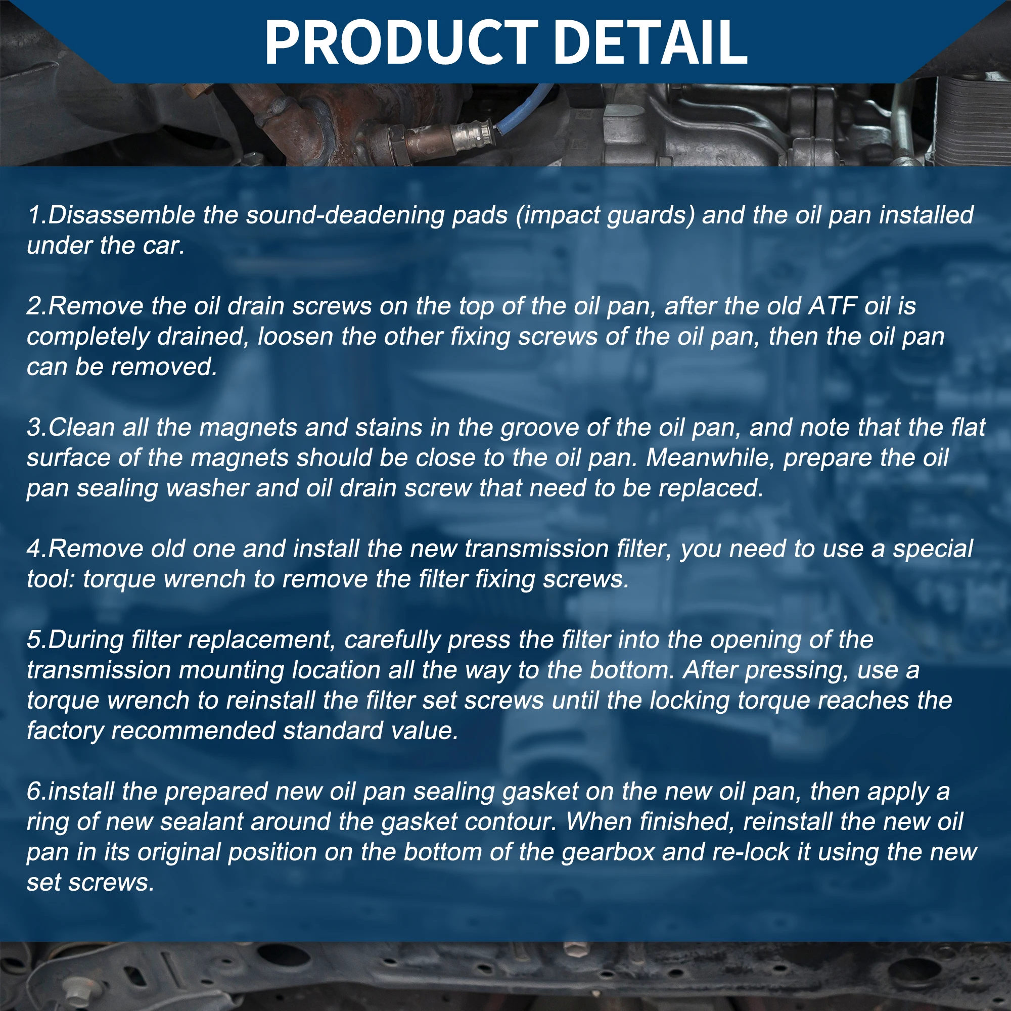 UXCELL رقم السيد 357710   فلتر ناقل الحركة الأوتوماتيكي لميتسوبيشي مونتيرو 1999-2001 فلتر زيت ناقل الحركة البلاستيك 1 قطعة