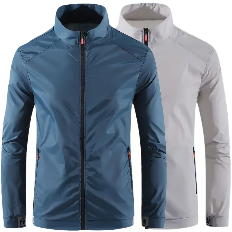 

Thin Breathable Jacket Men Women Waterproof Sun Protection Clothing Sunscreen Coats Clothes Quick Dry Skin Windbreaker Pocket