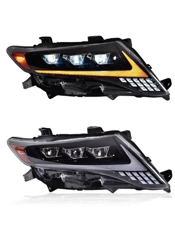 car bumper headlamp For Venza headlight ALL IN LED 2009~2013y car accessories head lamp for Toyota venza fog lamp