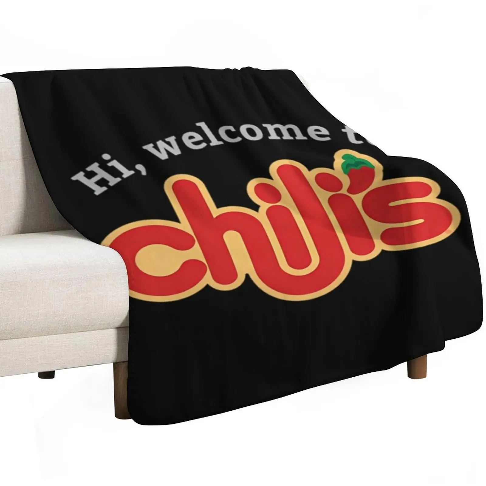 

Welcome To Chilis Throw Blanket Plaid Shaggy Soft Plaid Blankets