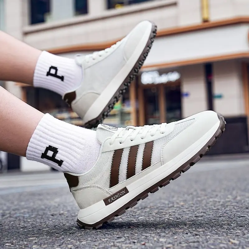 

2025New Summer Breathable Comfortable Lightweight High Quality Mesh Fashion Casual Shoes Men's Sports Shoes 39-44