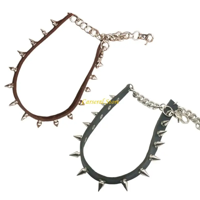 

M4YF Fashionable Hip Chain for Men Featuring Spiked Leather and Alloy Material Stylish Pants Accessory Perfect for Streetwear