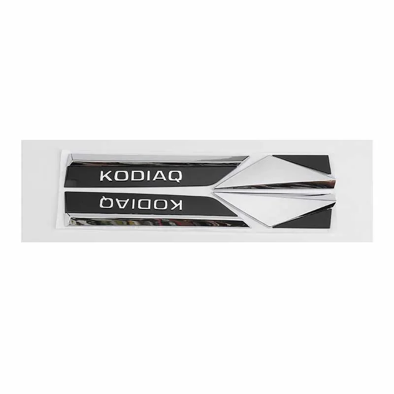 2pcs 3D ABS Car Badge Fender Side Wing Emblem Stickers Accessories For Skoda KAMIQ KARPQ KODIAQ SUPERB Emblem Car Accessories