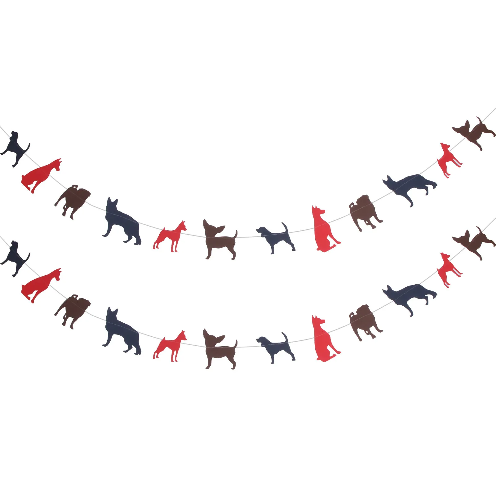 2Pcs Adorable Animal Theme Celebration Banner for Birthday Party Decoration Indoor Outdoor Photo Backdrop Party Supply Banner