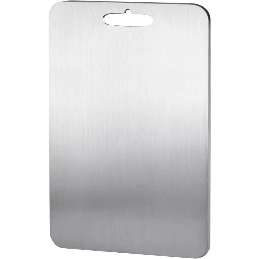 

Stainl Steel Cutting Board for Kitchen Heavy Duty Chopping Board Large 14.2L x 9.8 W