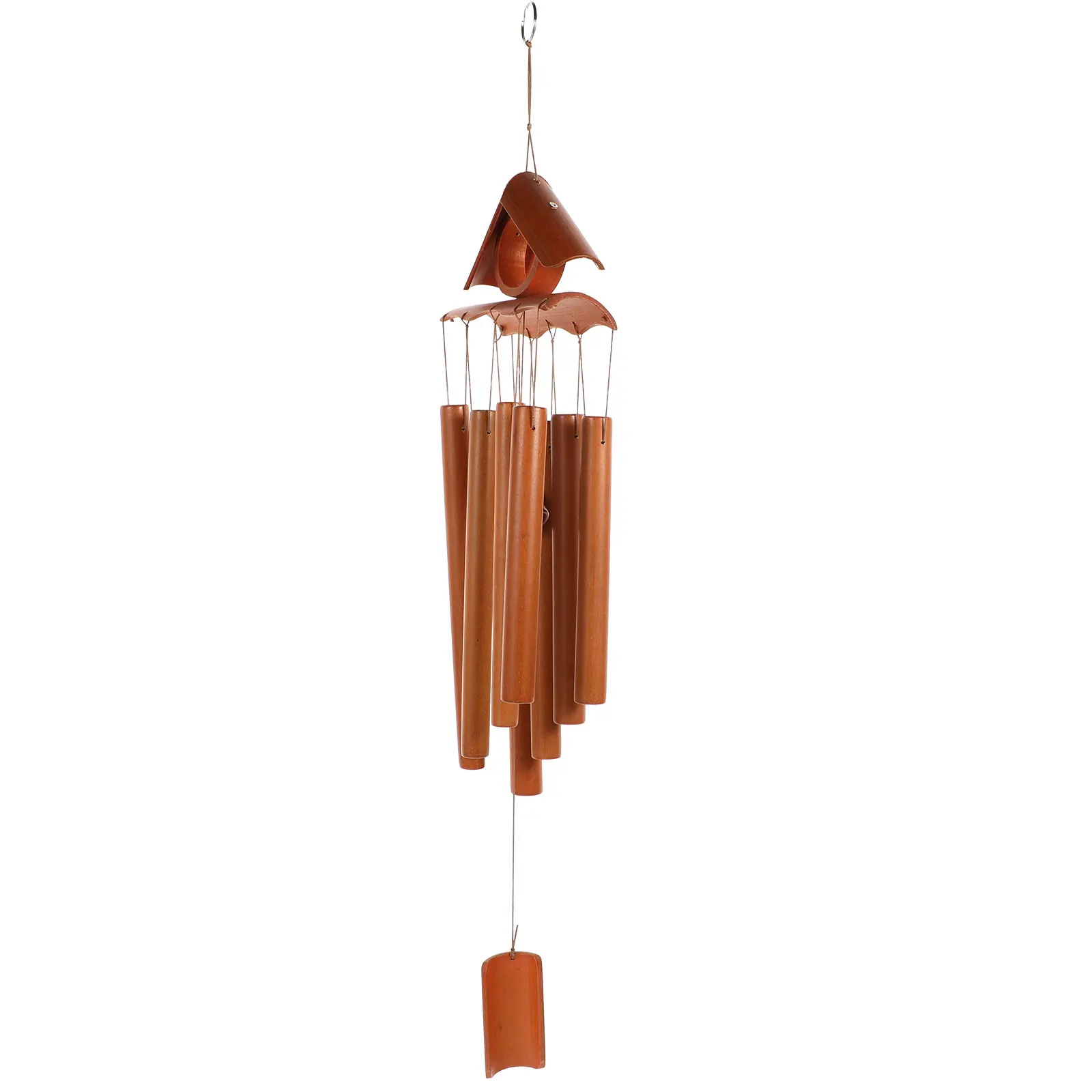 

Bamboo Wind Chime Home Hanging Decor Bell Chimes Wooden Tone Sweet Sound Durable Environmental Protection