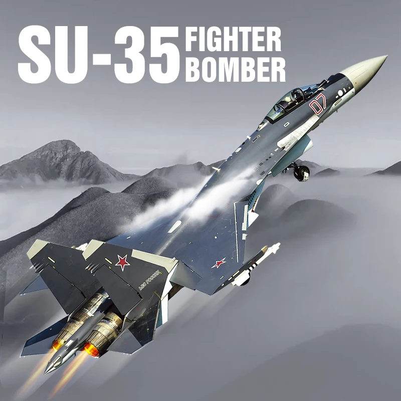 SU35 RC Plane Fixed Wing Professional Stunt Remote Control Fighter Jets 2.4Ghz 4 Channels 360° Flip Vertical Flight QF009