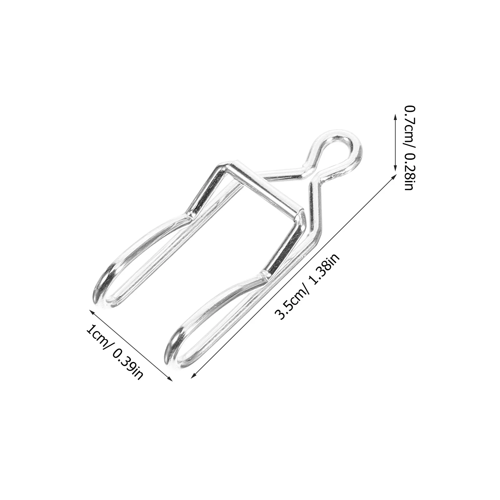 50 Uds. De cierres de cadena para correa de reloj, cadenas de bolsillo, accesorios DIY, ajustador de Clip