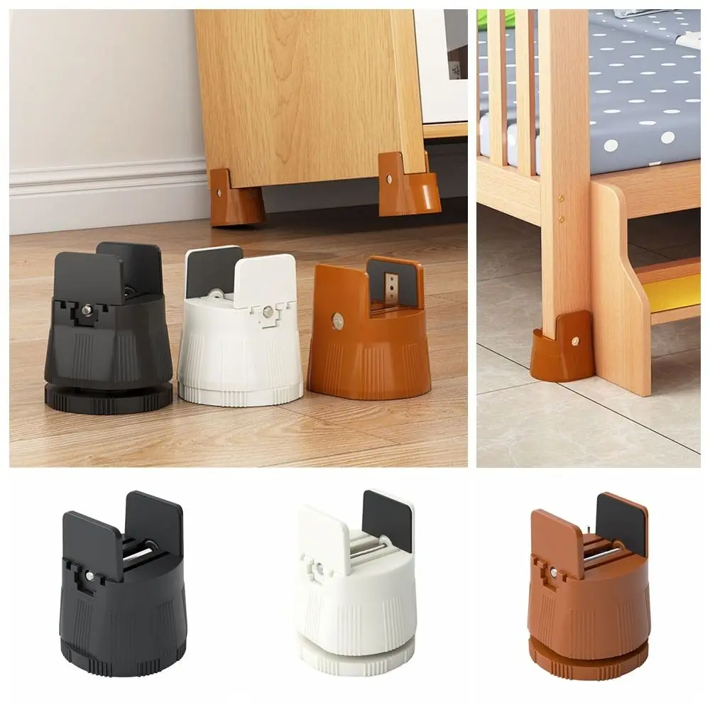 Lift Furniture Table Feet Heavy Duty Durable Bed Cushion Chair Risers Plastic Adjustable Bed Elevator Blocks For Table