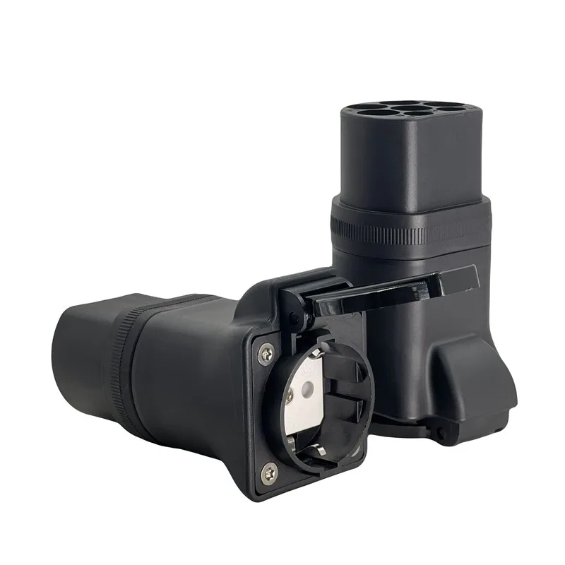 

Эксклюзивный портативный разрядник Type2 V2L для электромобилей, адаптер для конвертации EV, вилка EU, для кемпинга на открытом воздухе