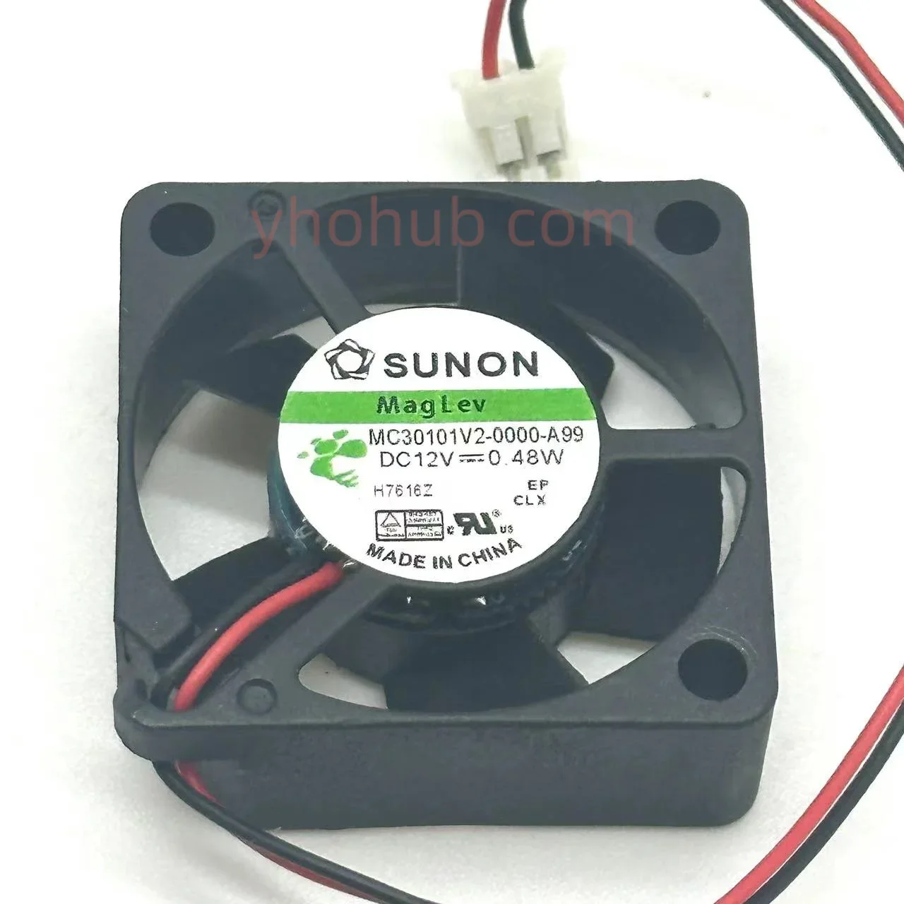 

SUNON MC30101V2-0000-A99 DC 12V 0.48W 30x30x10mm 2-Wire Server Cooling Fan