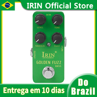 IRIN Electric Guitar Effect RS-20 Golden Fuzz Bass Effect Pedal True Bypass Mini Single Guitar Pedal Guitar Accessories & Parts