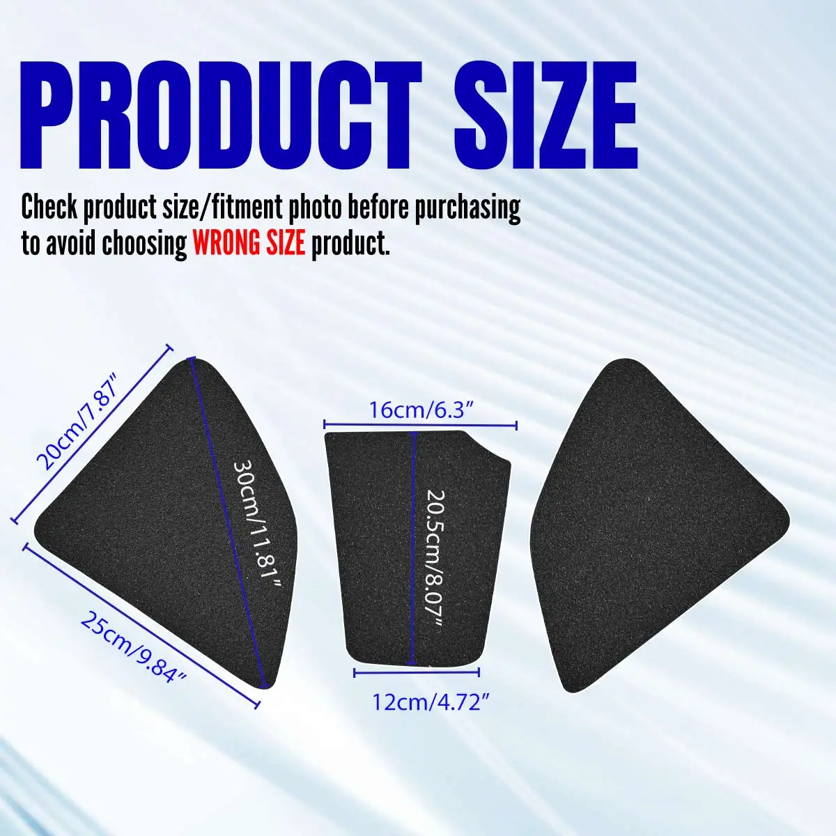 3PCS/SET Motorcycles Traction Non-slip Pads Fuel Tank Sticker Knee Protector Accessory For Ducati Desert X DesertX 2022 2023