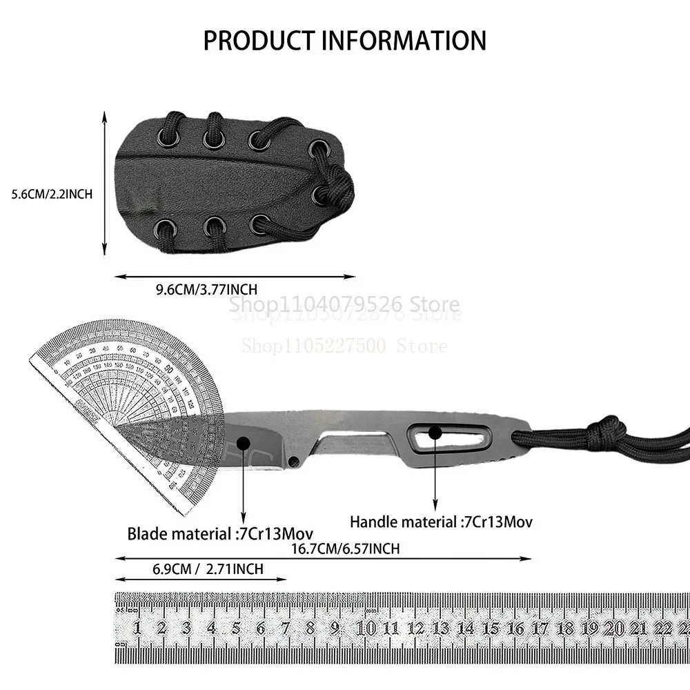 Fixed Blade Knife - S600 SATRE Utility Camping Knife, Practical Outdoor Tool for Hiking, Adventure and Daily Cutting, EDC Tools